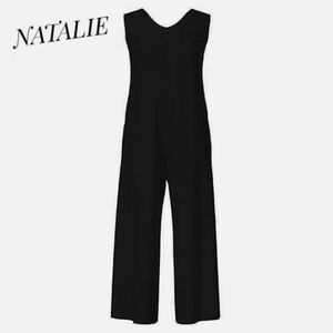 LuLaRoe Black Sleeveless Jumpsuit V-Neck Wide-Leg